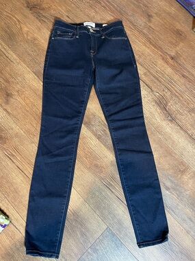 Frame Denim Dark Indigo Skinny Jeans